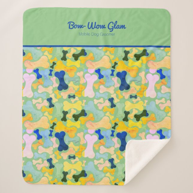 Cobertor Sherpa serviços de animais de estimação para cães (Frente)