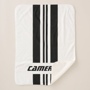 Cobertor Sherpa Seu Nome Cores Totalmente Personalizadas Faixas 1