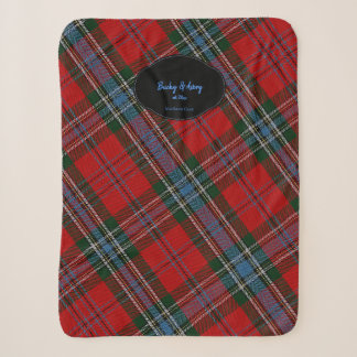 Cobertor Sherpa Seu nome e data MacLean Scottish Clan Tartan