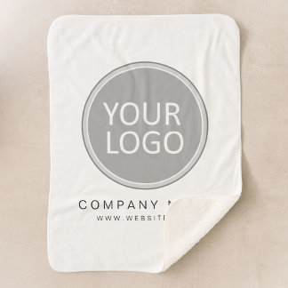 Cobertor Sherpa Seu Promocional de logotipo comercial Empresa
