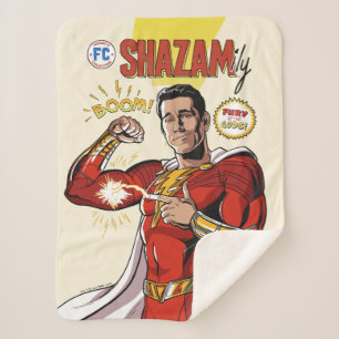 Cobertor Sherpa SHAZAM! Fury of the Gods Cobrir SHAZAMily Comic