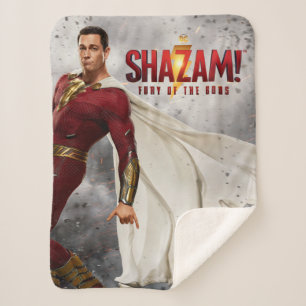 Cobertor Sherpa SHAZAM! Fury of the Gods Hang Loose Movie Poster