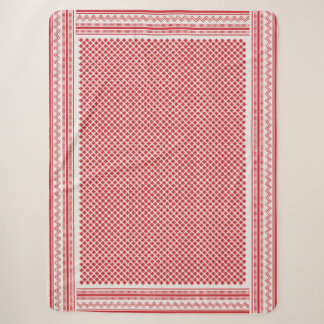 Cobertor Sherpa Shemagh Keffiyeh Vermelho e Branco, Sherpa Saudita