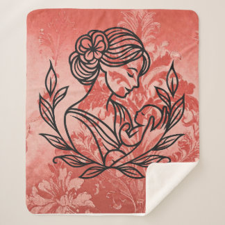 Cobertor Sherpa Sherpa Baby Blanket – Mother and Child Design