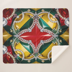 Cobertor Sherpa Sherpa Blanket com Design de Los Angeles Colors