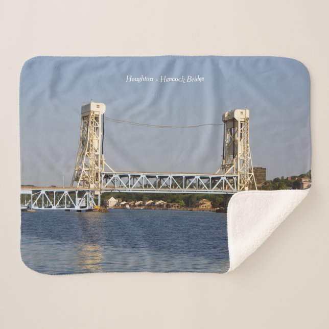 Cobertor Sherpa Sherpa blanket da ponte de Hancock (Frente (Horizontal))