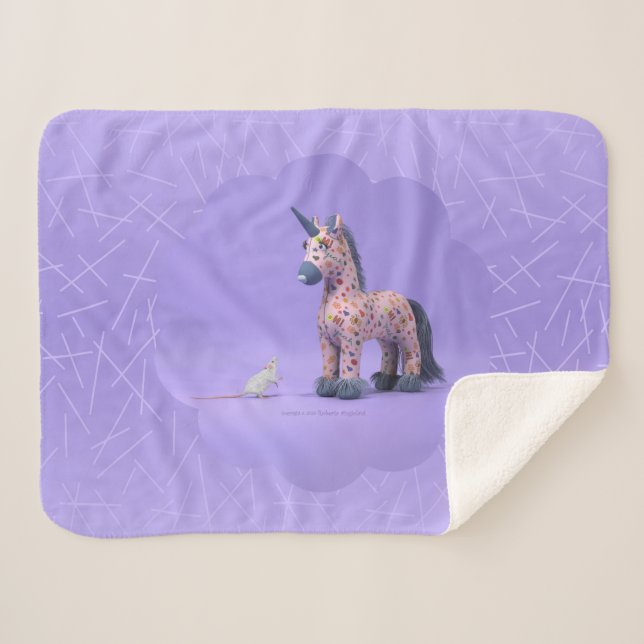 Cobertor Sherpa Sherpa blanket de encontro estranho (Frente (Horizontal))