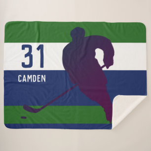 Cobertor Sherpa Sherpa Blanket de Hóquei Personalizado