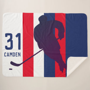 Cobertor Sherpa Sherpa Blanket de Hóquei Personalizado