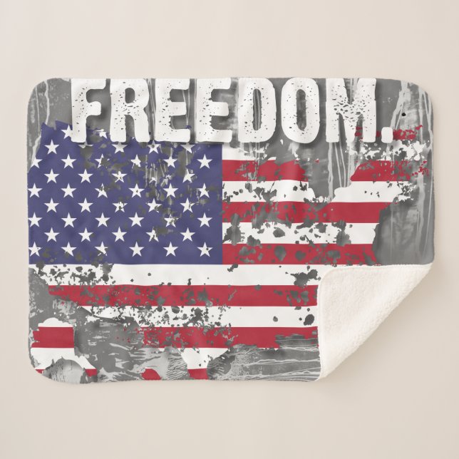 Cobertor Sherpa Sherpa Blanket – Freedom Job (Frente (Horizontal))