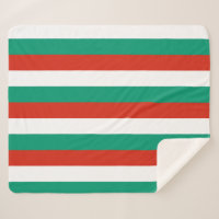 Sherpa Blanket Patriótico com bandeira búlgara