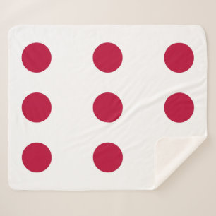 Cobertor Sherpa Sherpa Blanket Patriótico com bandeira do Japão