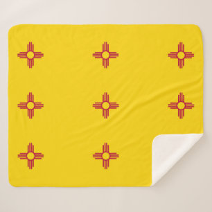 Cobertor Sherpa Sherpa Blanket Patriótico com bandeira do Novo M