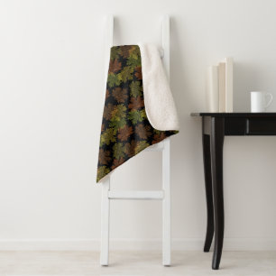 Cobertor Sherpa Sherpa Blanket - Pequenas Folhas de outono