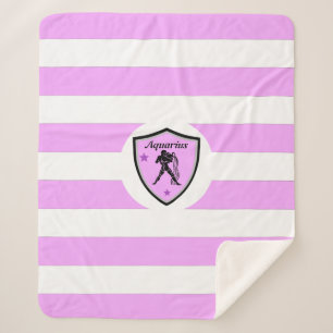 Cobertor Sherpa Símbolo aquário 