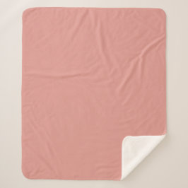 Cobertor Sherpa Simple pastel flamingo pink color
