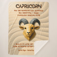 Sinal de Capricórnio Design de Astrologia 3D Moder
