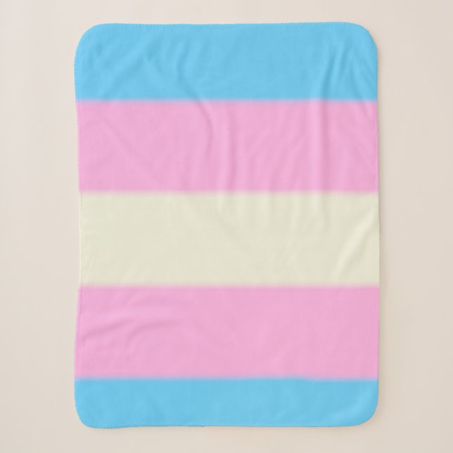 Cobertor Sherpa Sinalizador de Desvio de Prioridade Trans (Frente)