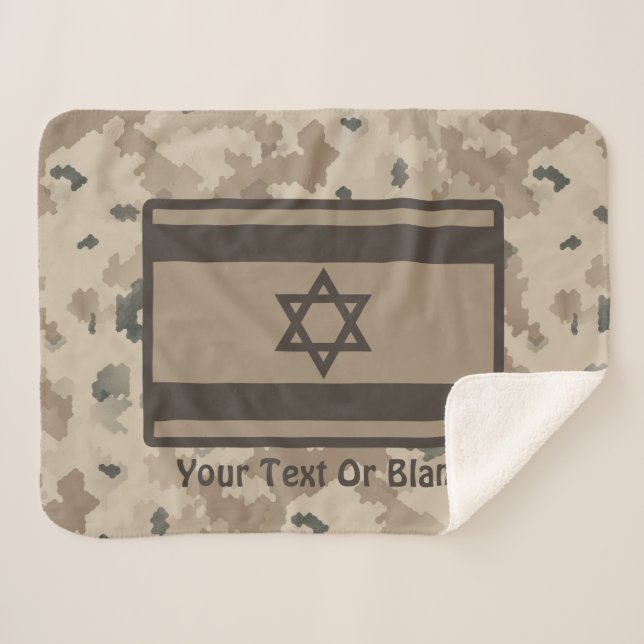 Cobertor Sherpa Sinalizador Israelita do Deserto (Frente (Horizontal))