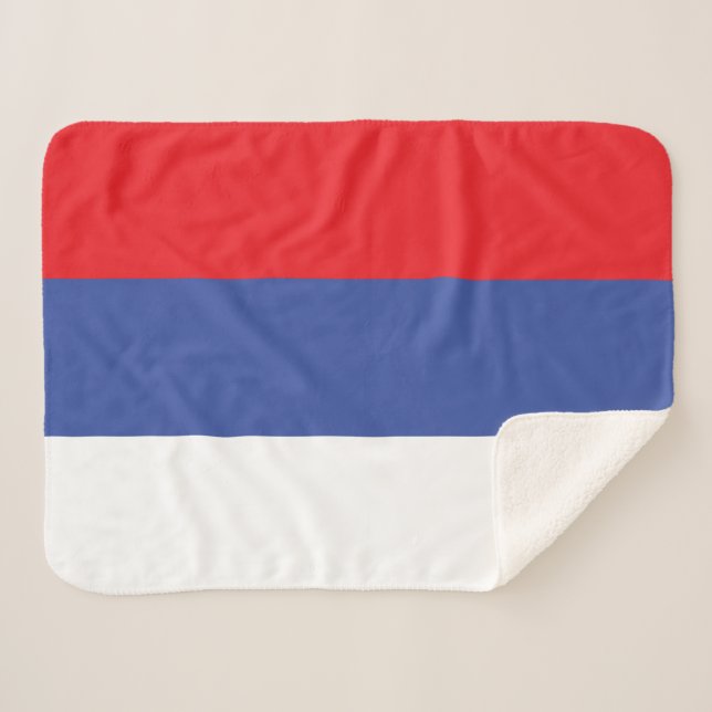 Cobertor Sherpa Sinalizador Republika Srpska (Frente (Horizontal))