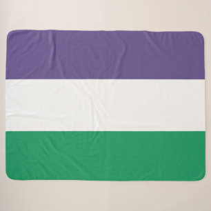 Cobertor Sherpa Sinalizador Suffragette