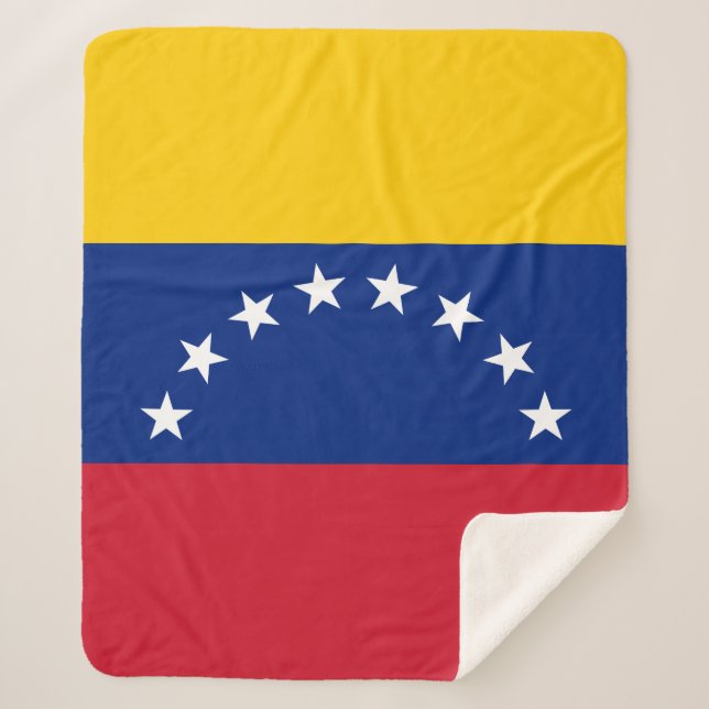 Cobertor Sherpa Sinalizador Venezuela (Frente)
