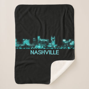 Cobertor Sherpa Skyline Nashville