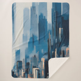 Cobertor Sherpa Skyline Sherpa Blanket