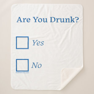 Cobertor Sherpa SlipperyJoe's You Bebado hammered caixas c