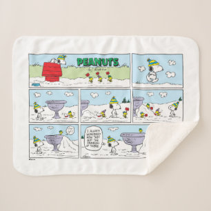 Cobertor Sherpa Snoopy & A Equipe