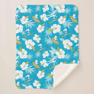 Cobertor Sherpa Snoopy Brooklyn Beach Pattern