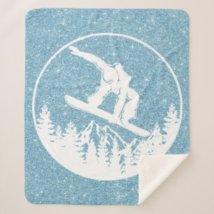 Cobertor Sherpa Snowboard Sherpa Blanket
