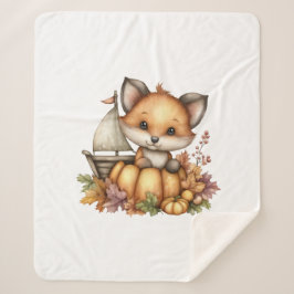 Cobertor Sherpa Só andando, Pumpkins