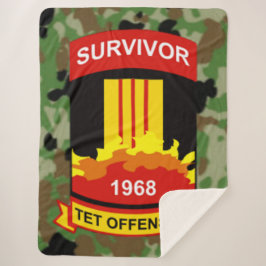 COBERTOR SHERPA SOBREVIVENTE DE 1968, TET OFFENSIVE
