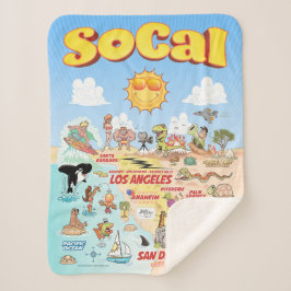 Cobertor Sherpa SoCal pequeno