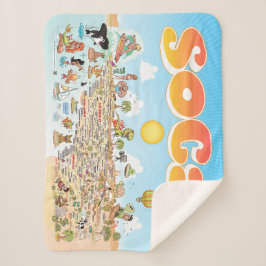 Cobertor Sherpa SoCal pequeno