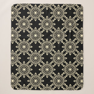Cobertor Sherpa Sol Dourado Retro