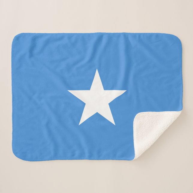 Cobertor Sherpa Somalia Flag (Frente (Horizontal))