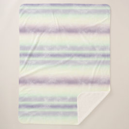 Cobertor Sherpa Sonho de Unicórnio Branco Roxo