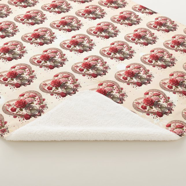 Cobertor Sherpa "Sonhos de Namorados Rosado" (3/4)
