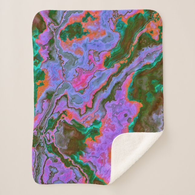 Cobertor Sherpa Sour Marble Sherpa Blanket (Frente)