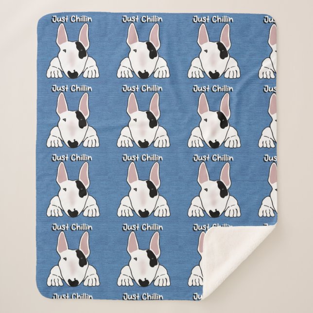 Cobertor Sherpa Spike "Just Chillin'" (Frente)