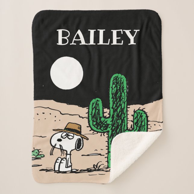 Cobertor Sherpa Spike no deserto da Lua (Frente)