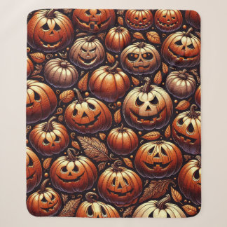 Cobertor Sherpa Spookeen Pumpkin Sherpa Blanket