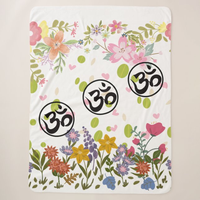 Cobertor Sherpa Spring Bloom (Frente)