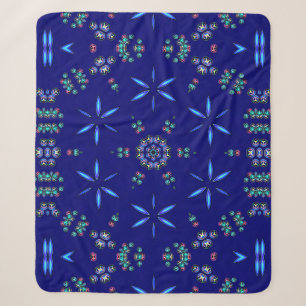 Cobertor Sherpa Starlit Kaleidoscope