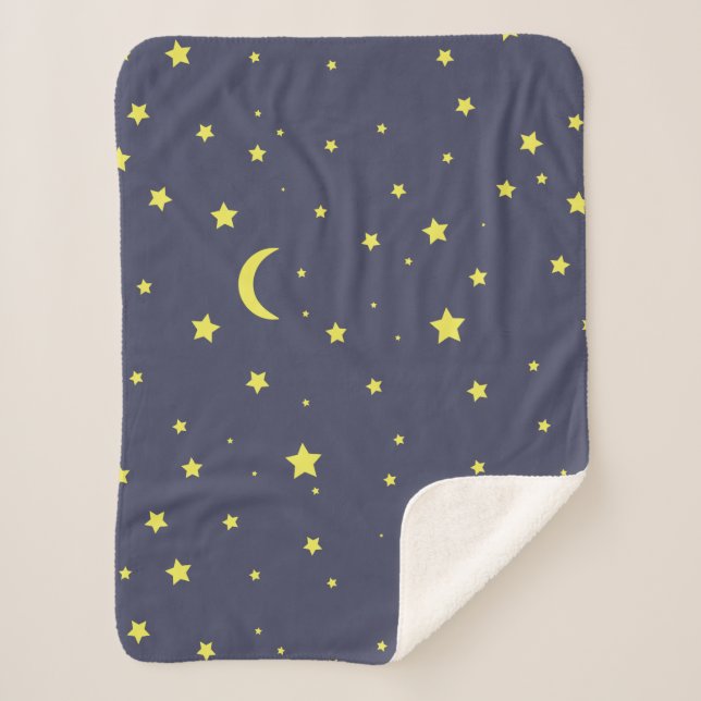 Cobertor Sherpa Starry Night (Frente)