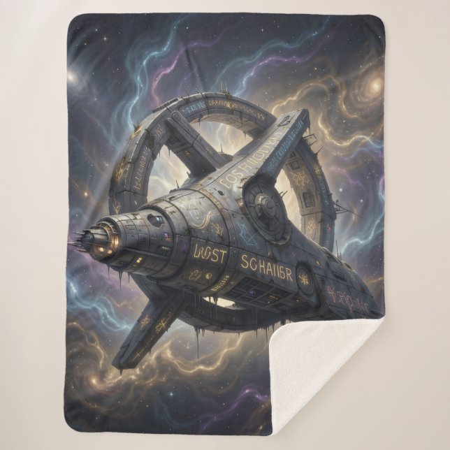 Cobertor Sherpa Stellar Path – Journey Through the Universe´7 (Frente)