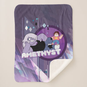 Cobertor Sherpa Steven Universe   Gráfico de Caracteres Ametist