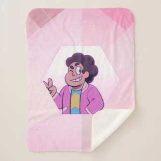 Cobertor Sherpa Steven Universe | Retrato de diamante rosa